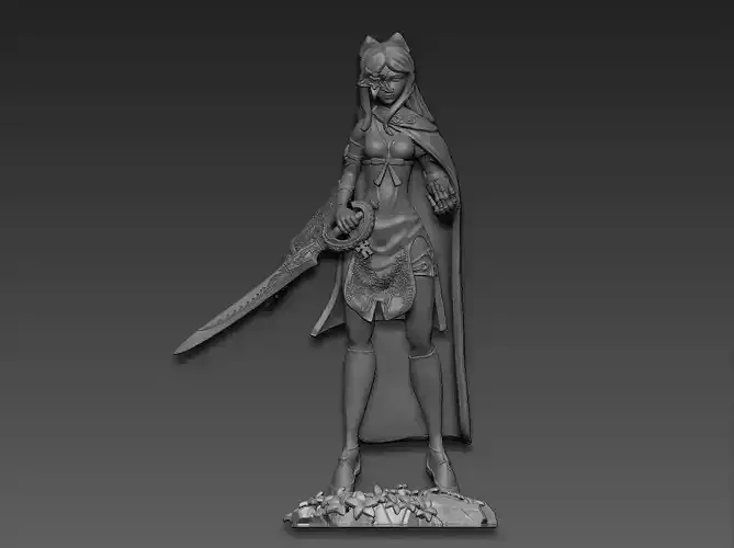 Zero  Drakengard 3D print model