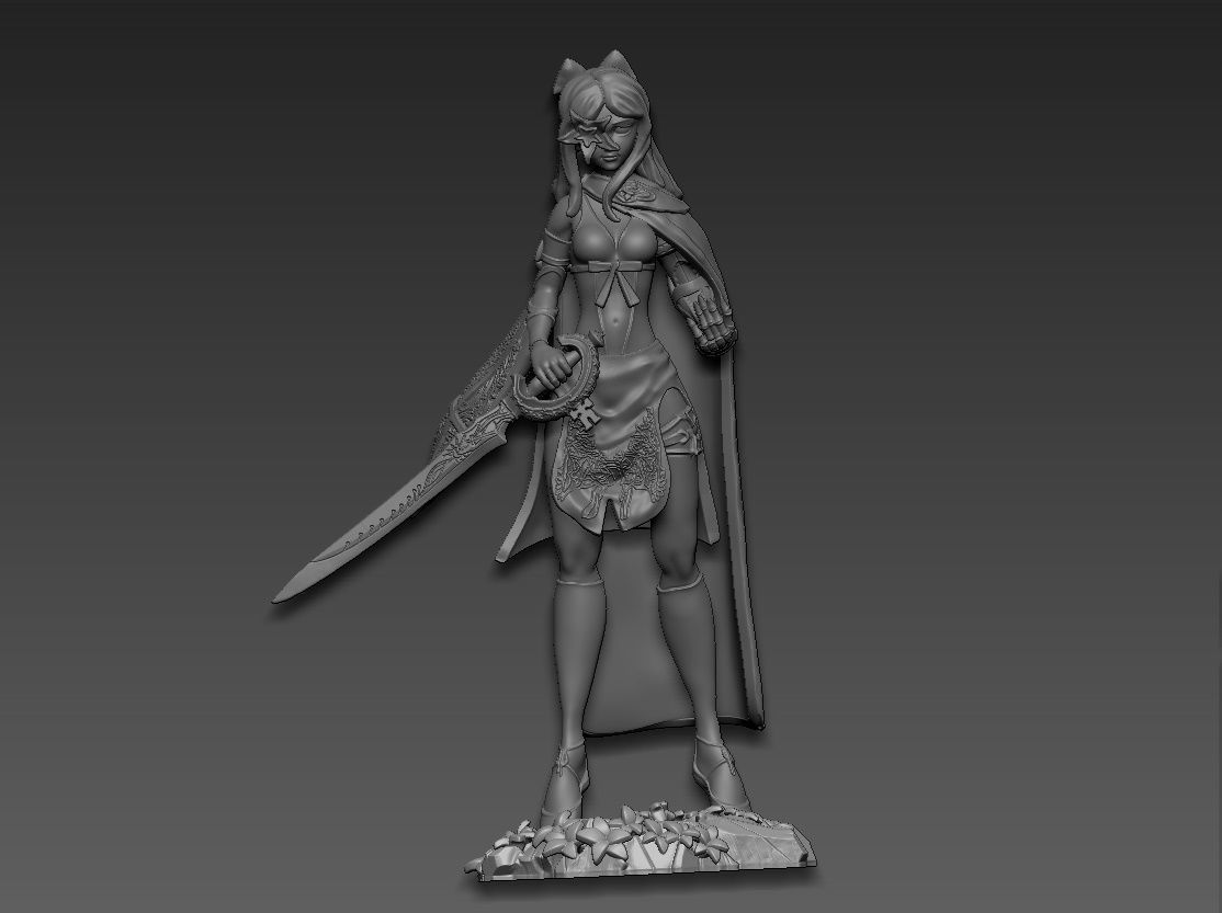 Zero Drakengard 3D print model_12