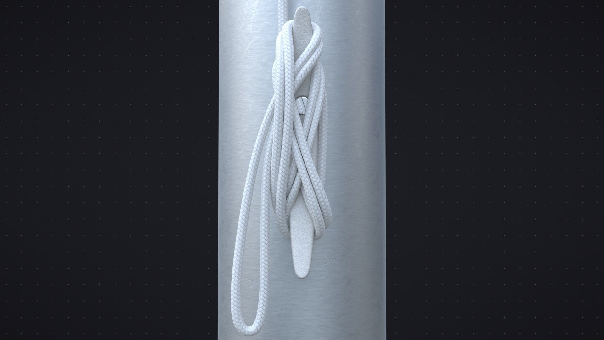 Flag Animated Looped 3D model_9