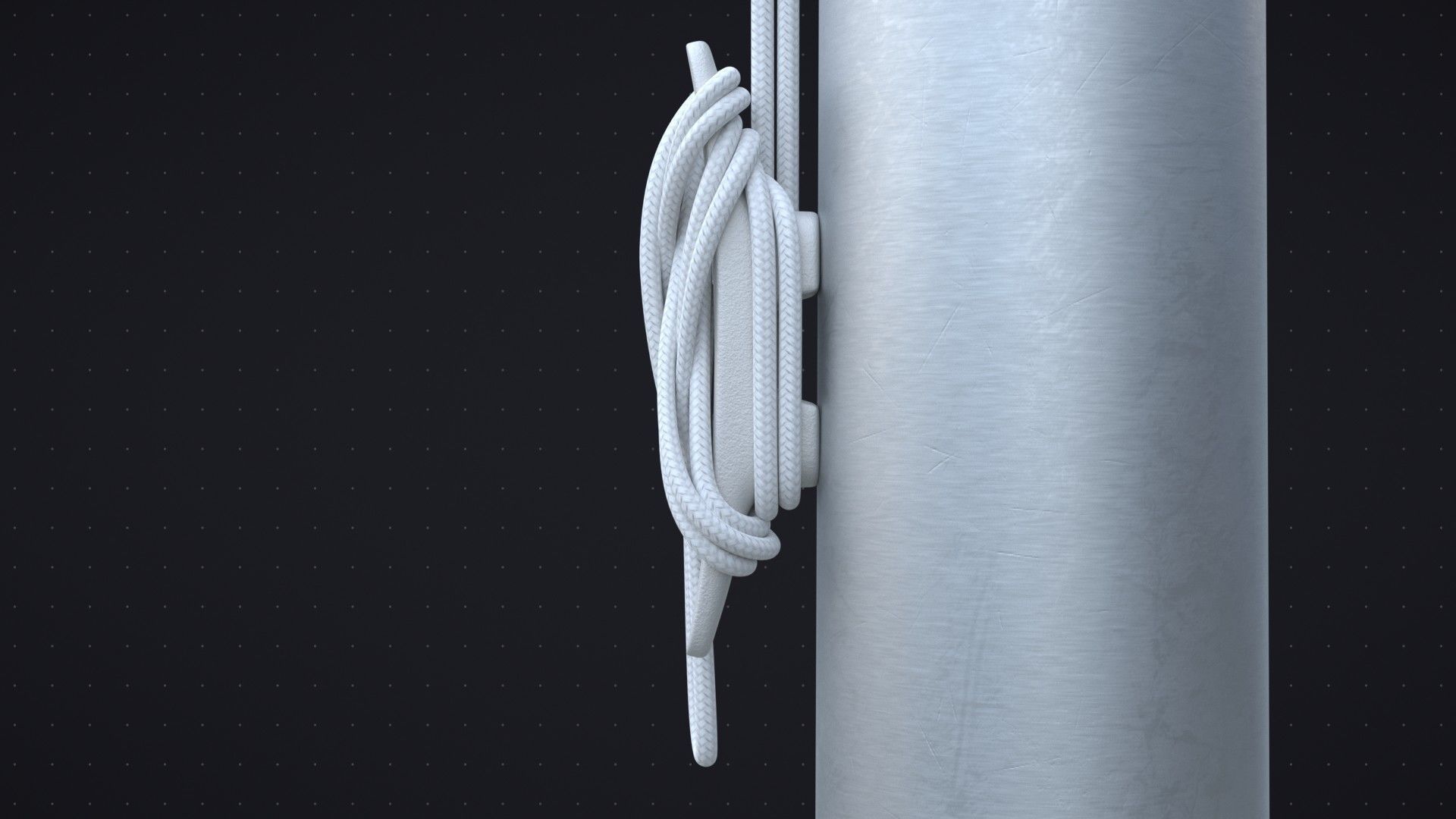 Flag Animated Looped 3D model_11