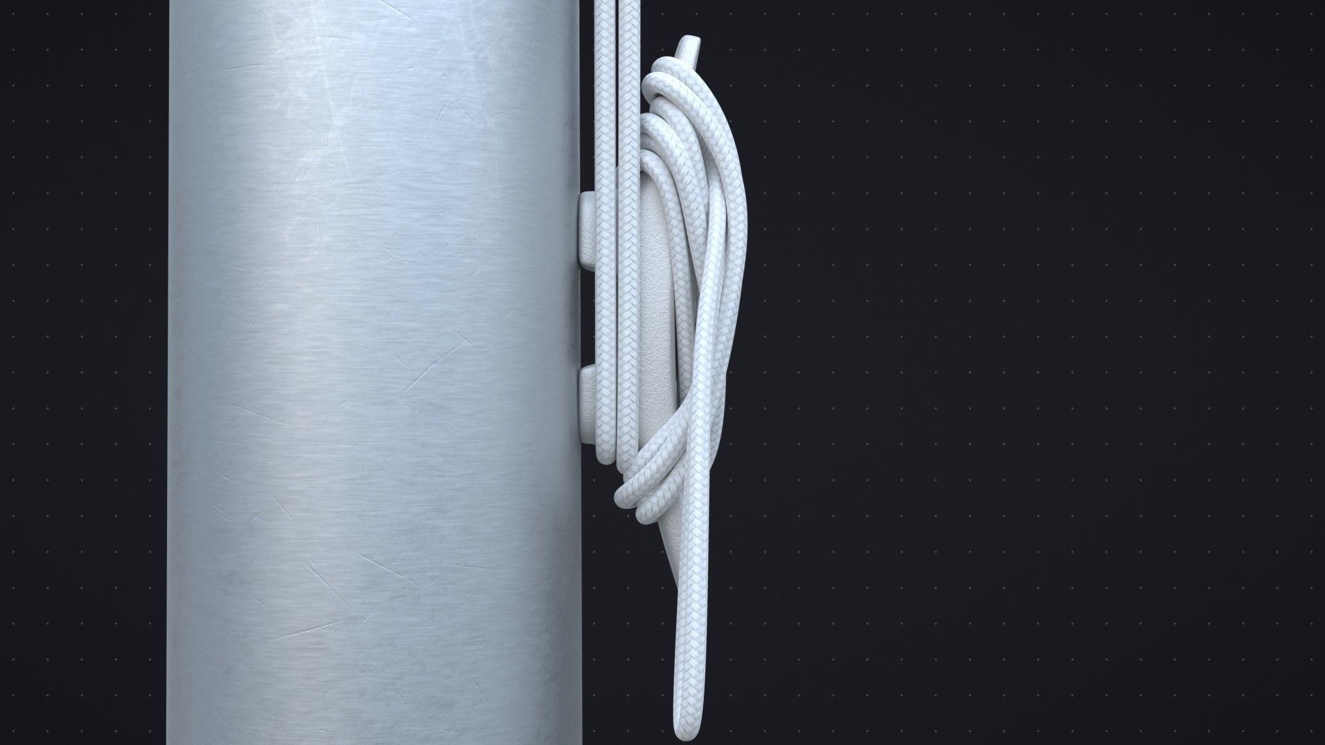 Flag Animated Looped 3D model_10