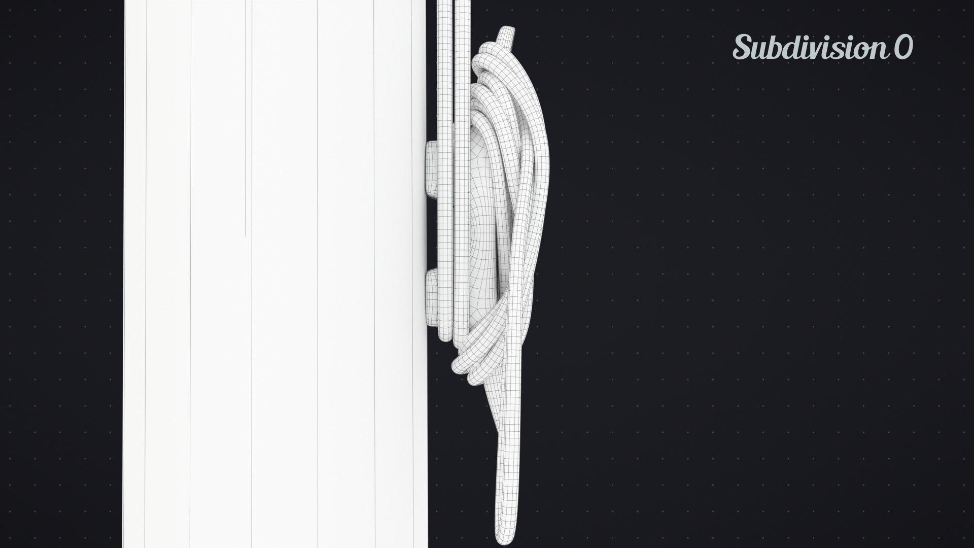 Flag Animated Looped 3D model_25