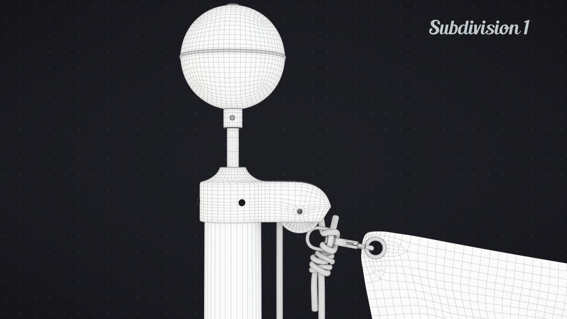 Flag Animated Looped 3D model_18