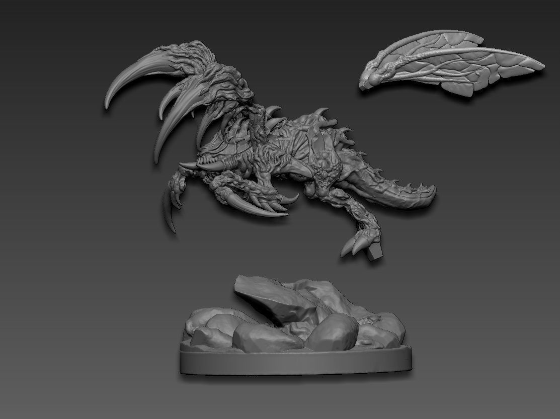 Zergling  StarCraft 3D print model_17