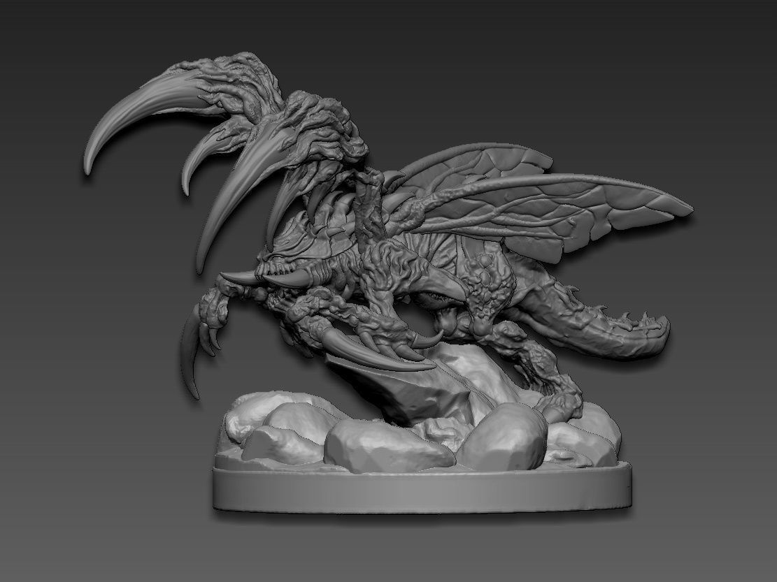Zergling  StarCraft 3D print model_1