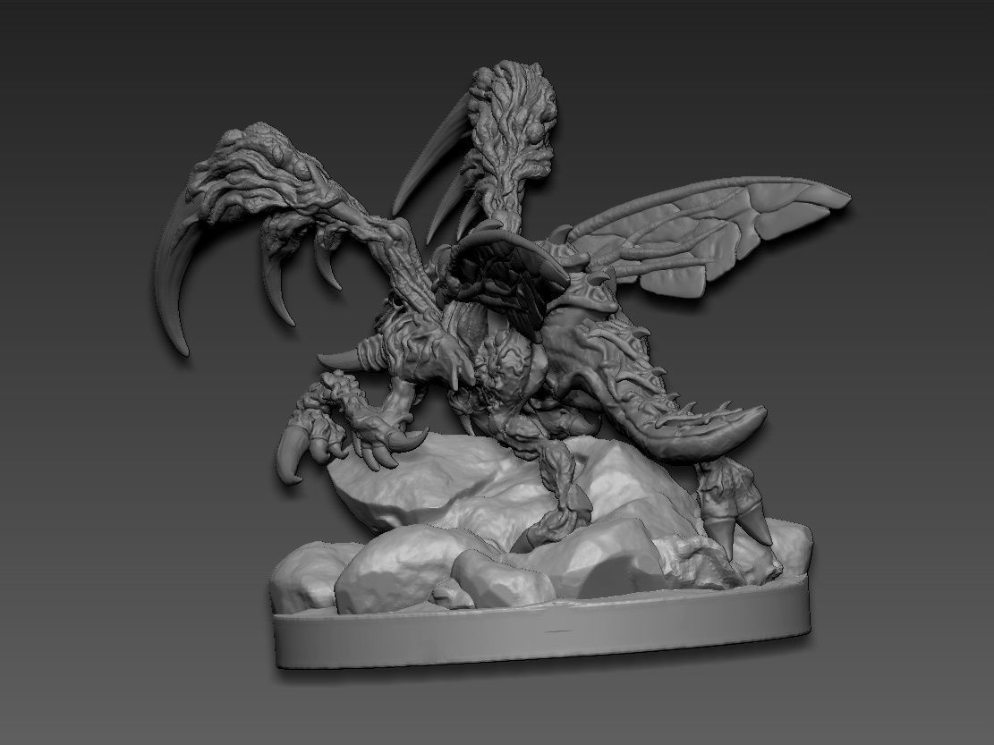 Zergling  StarCraft 3D print model_4