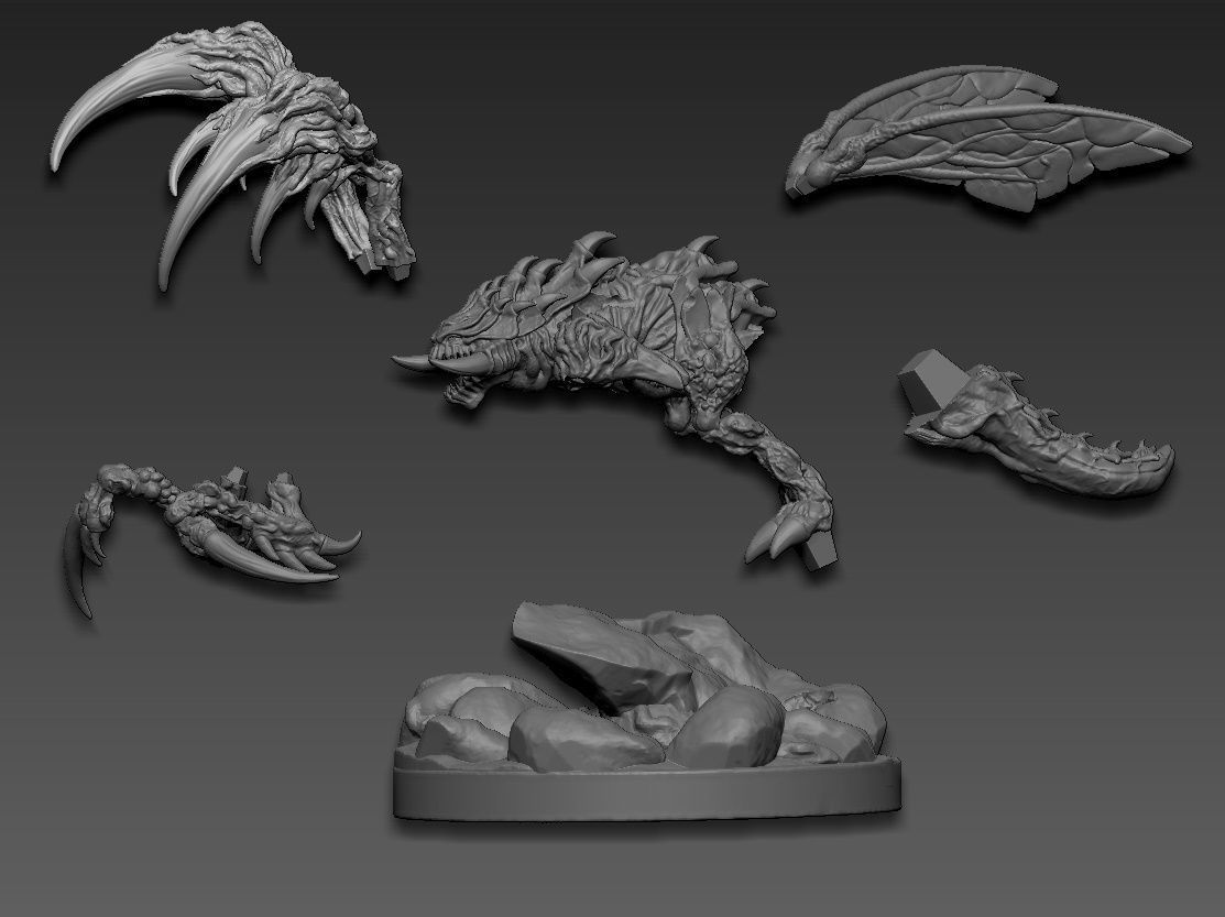 Zergling  StarCraft 3D print model_20