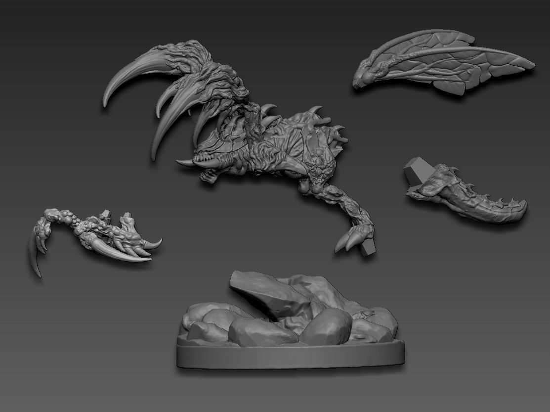 Zergling  StarCraft 3D print model_19