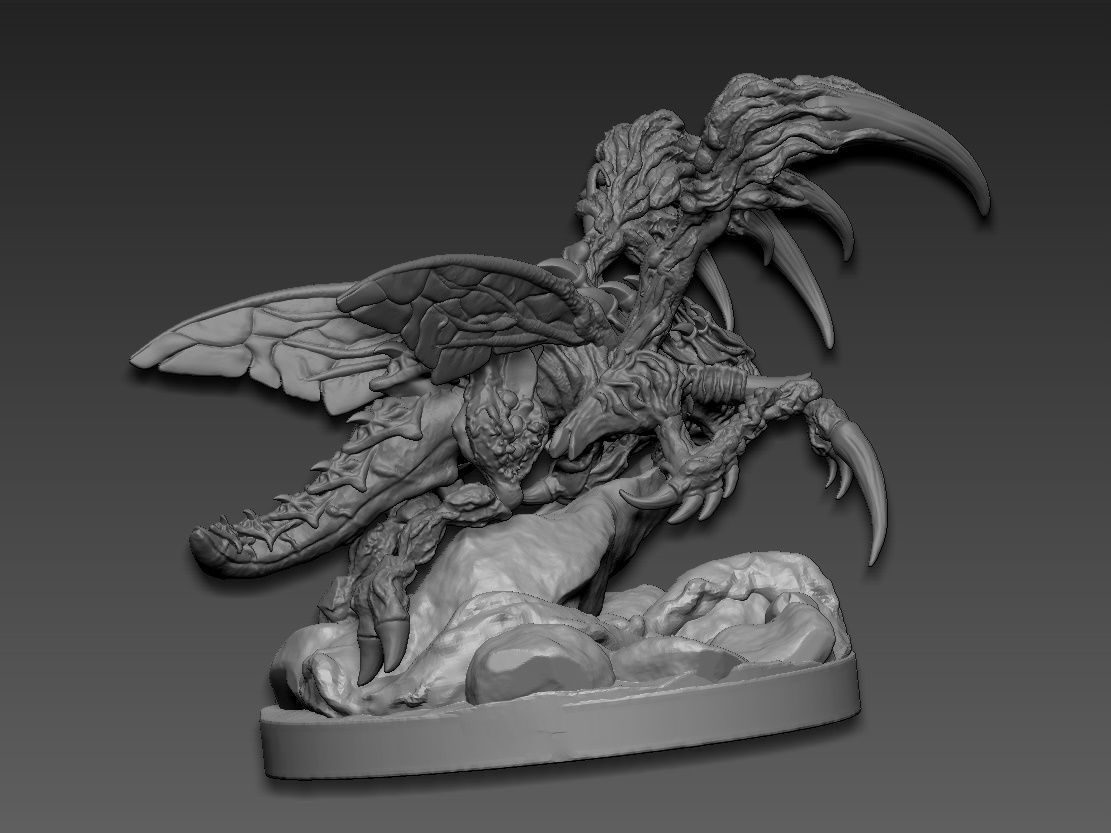 Zergling  StarCraft 3D print model_7