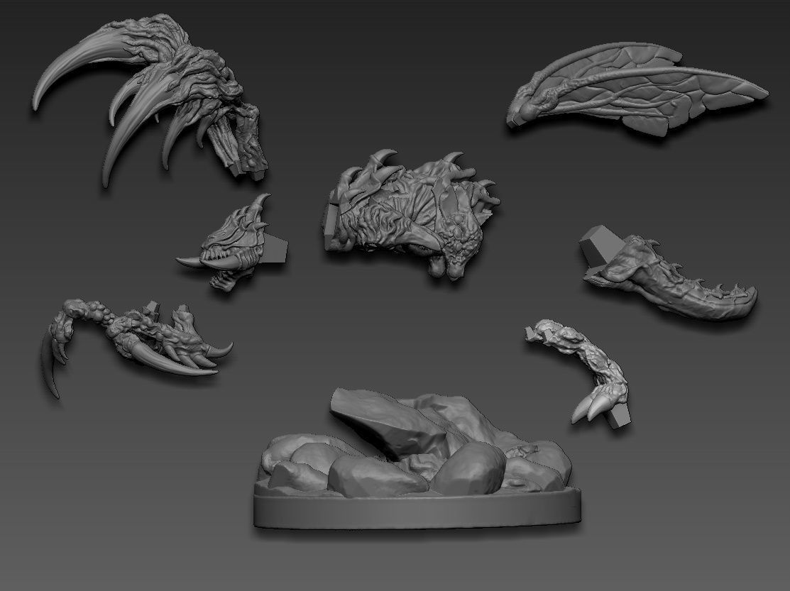 Zergling  StarCraft 3D print model_21
