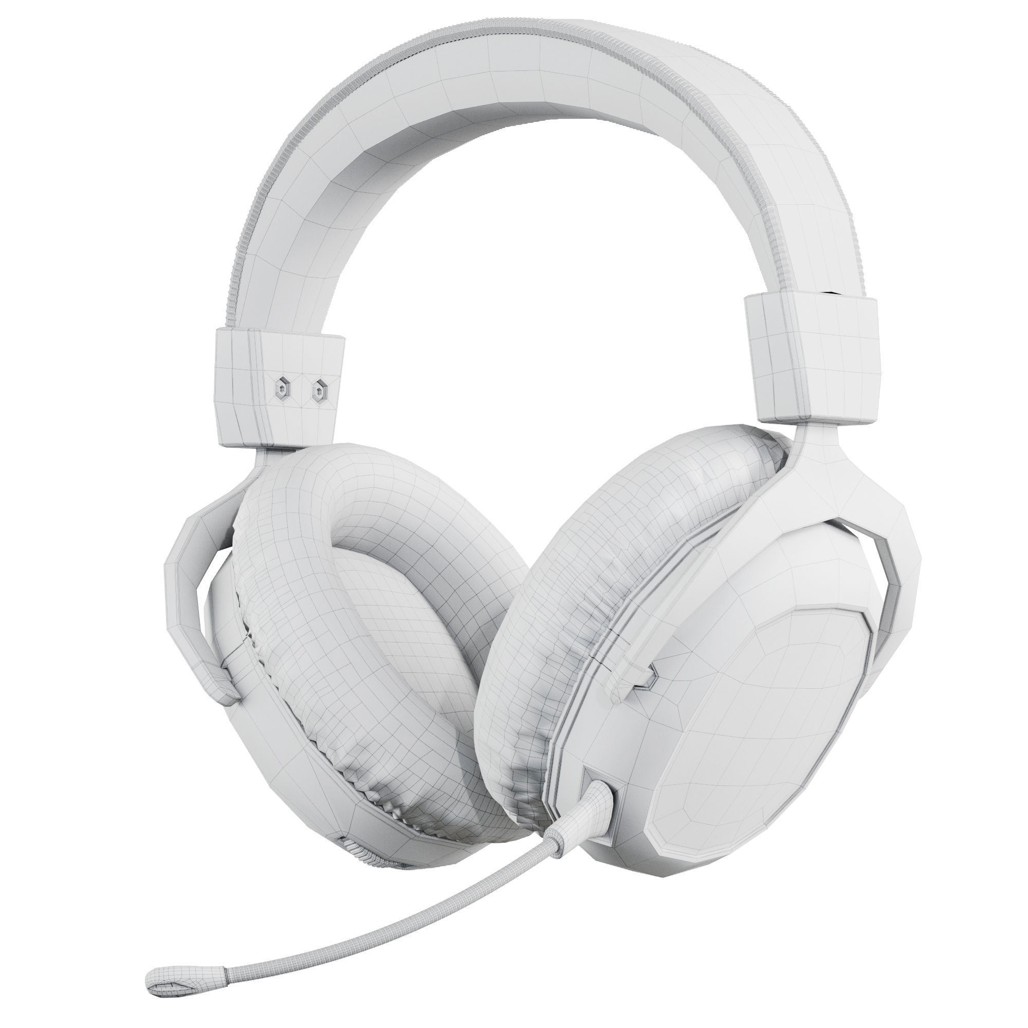 HyperX Cloud II Wireless 3D model_4