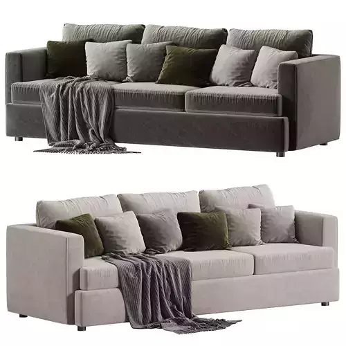 Lounge Grande Sofa set 1 3D model