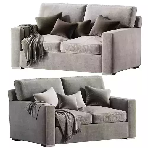 Axis Loveseat sofa 3D model