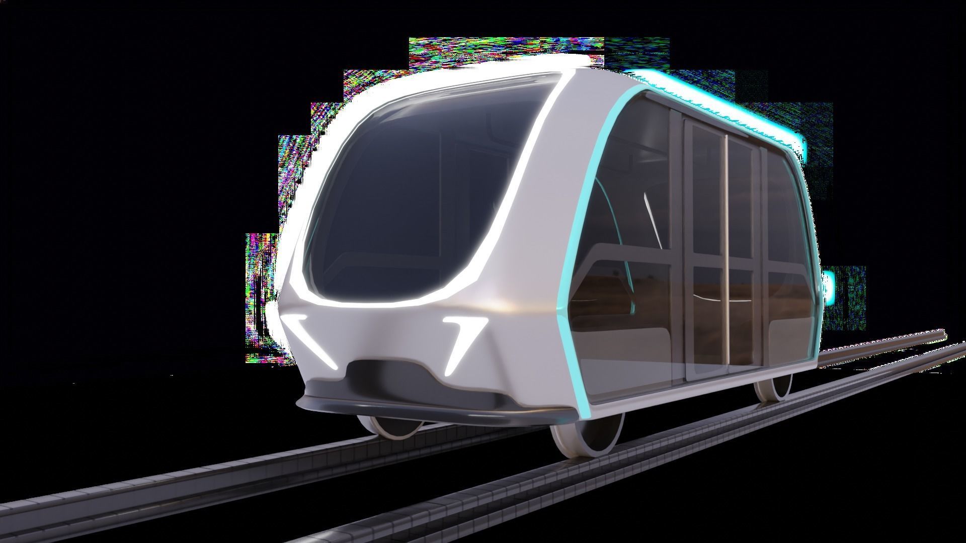 Rail Bus 3D model 3D printable | CGTrader