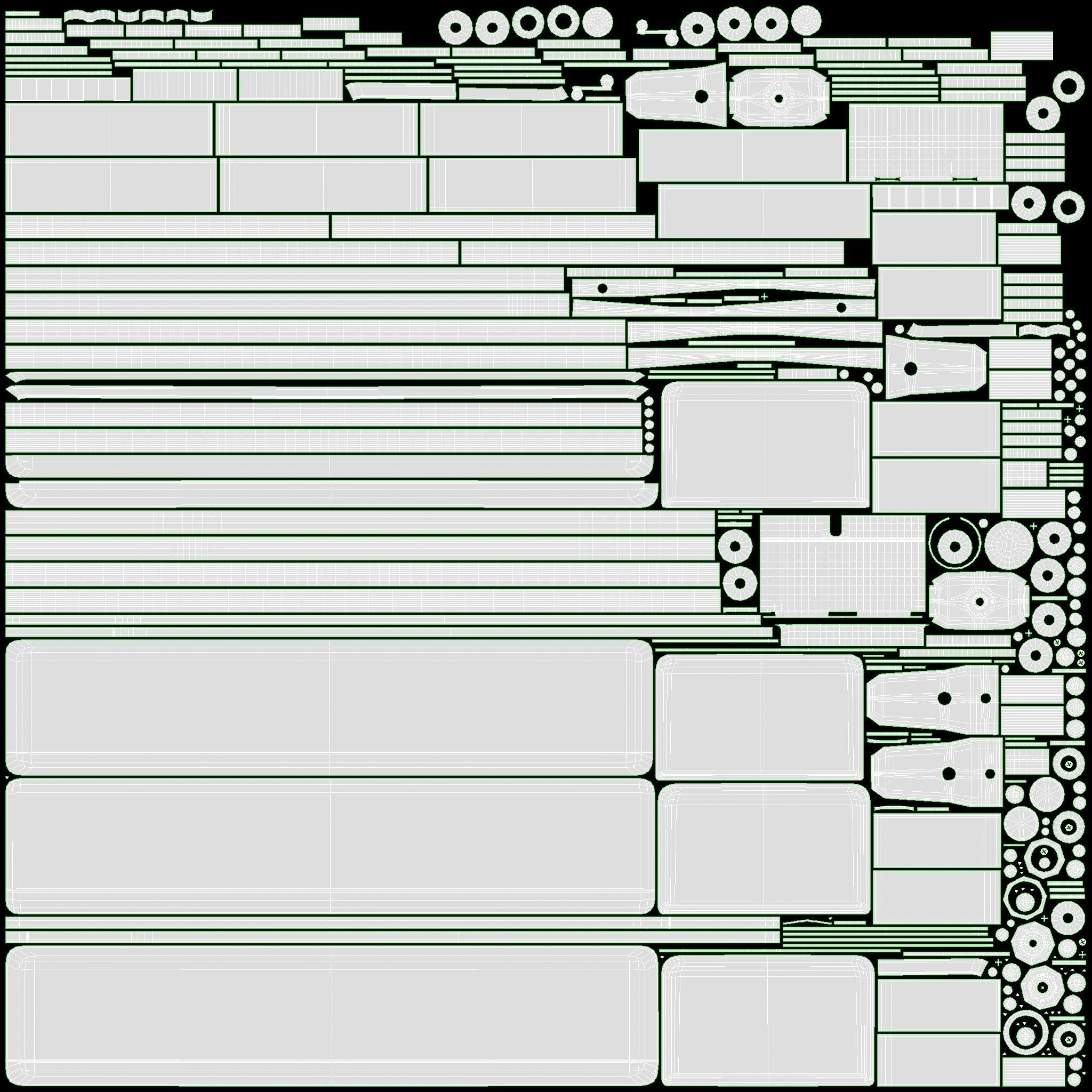 Single axle car trailer 3D model_26
