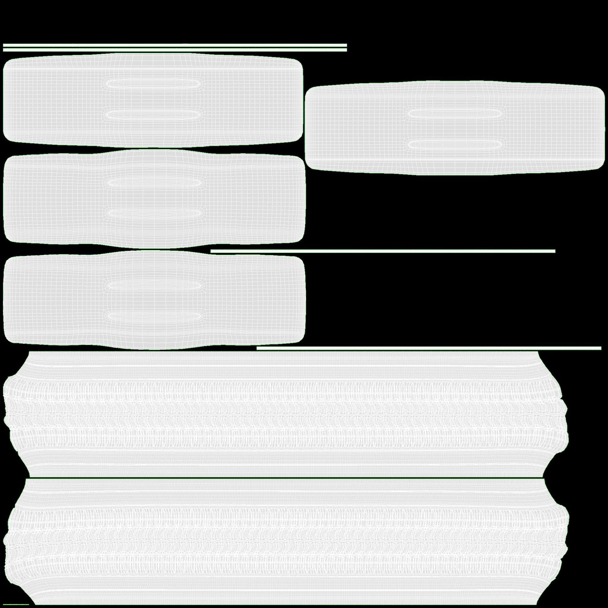 Single axle car trailer 3D model_28