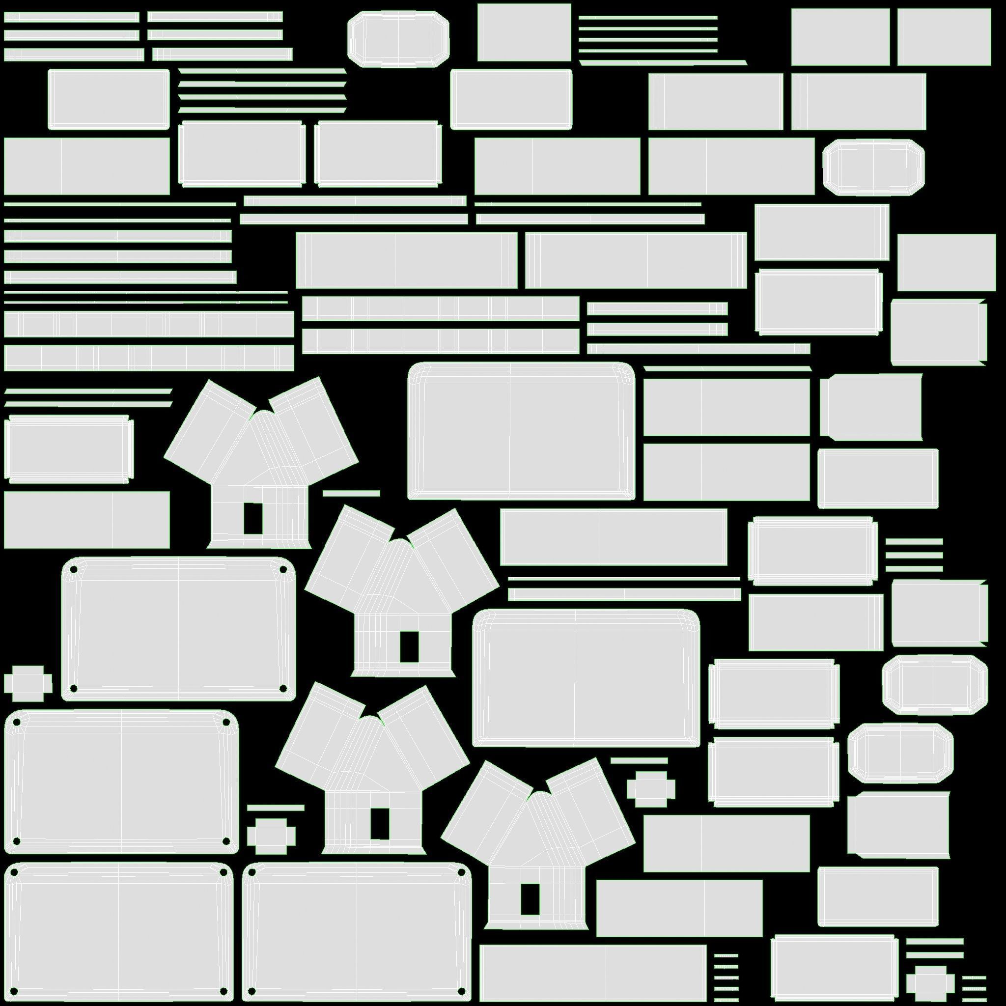 Single axle car trailer 3D model_27