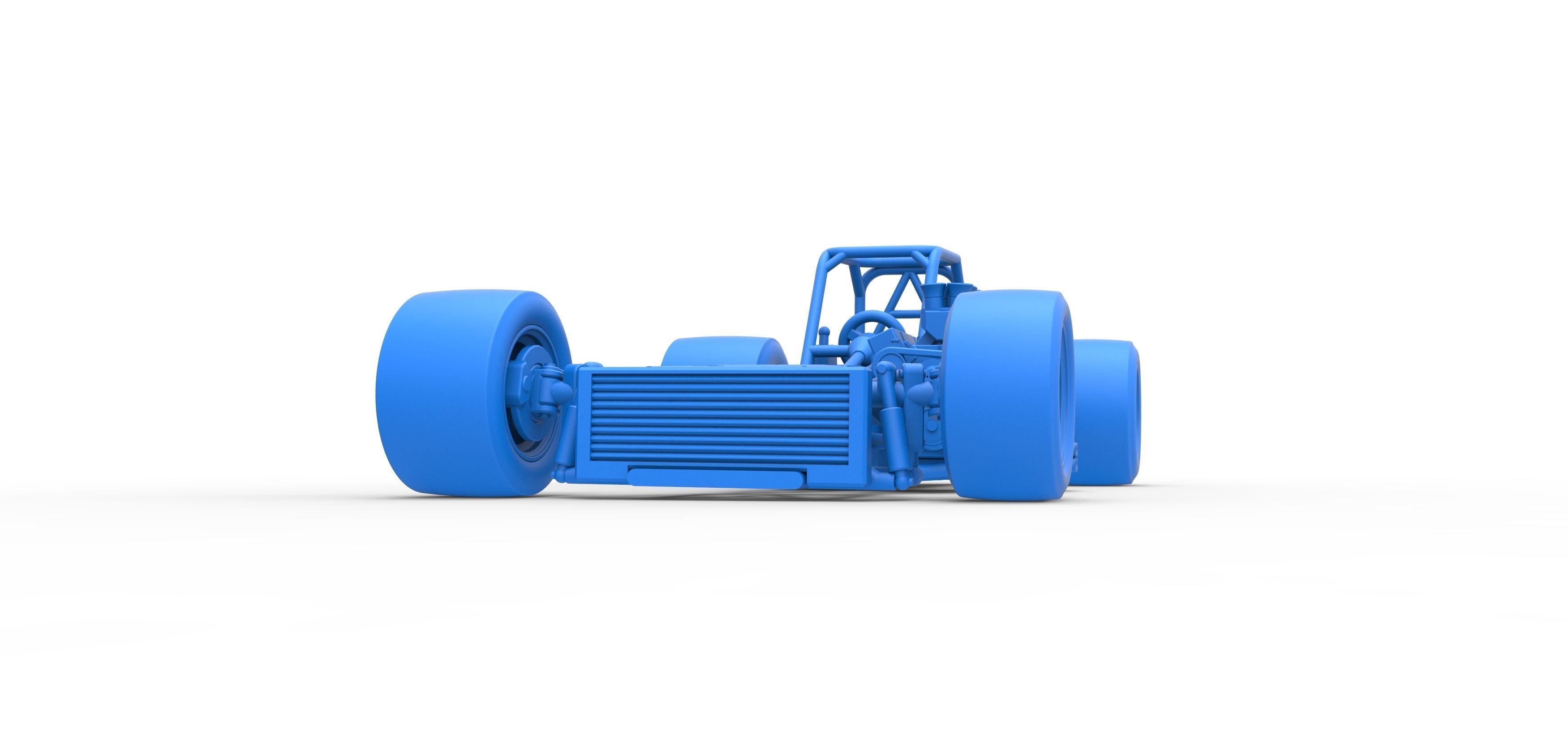 Supermodified front engine race car Base Scale 1 to 25 3D print model_31
