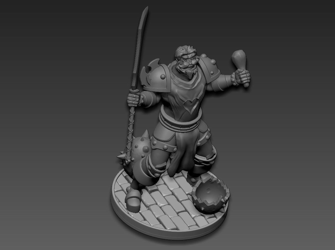 Leeroy Jenkins WarCraft 3D print model_13