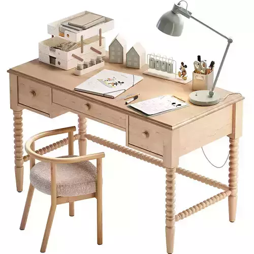 Study Room Desk For Teenager and Kids N04