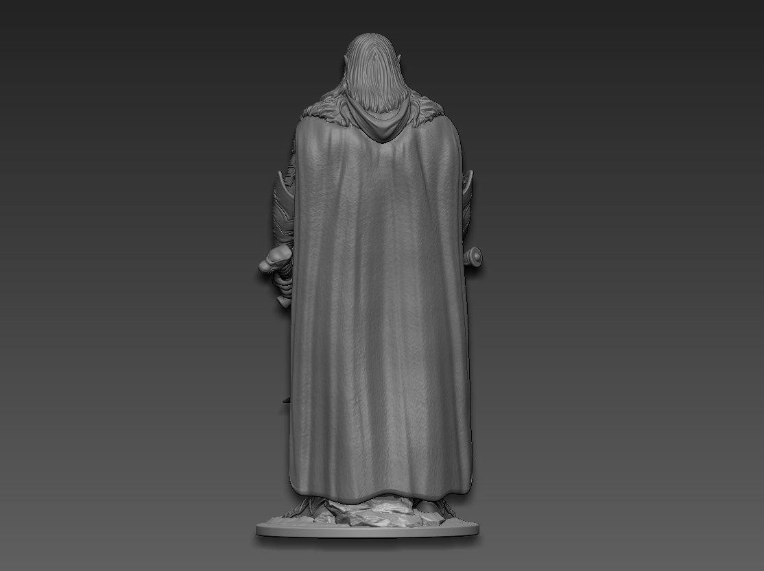Drizzt Do Urden 3D print model_7