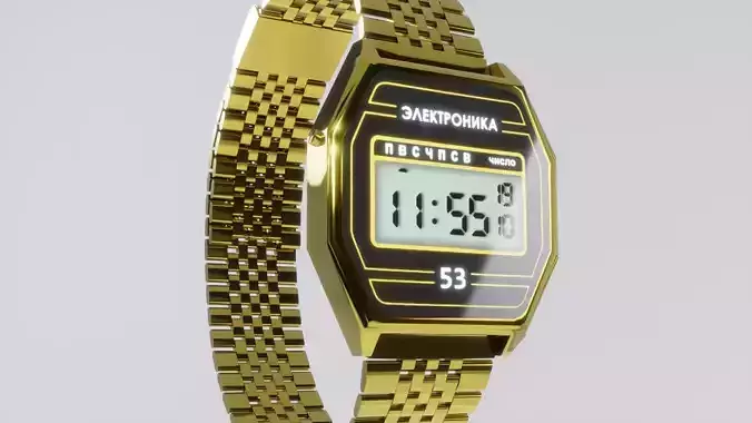 Soviet Retro WristWatch ELEKTRONIKA 53