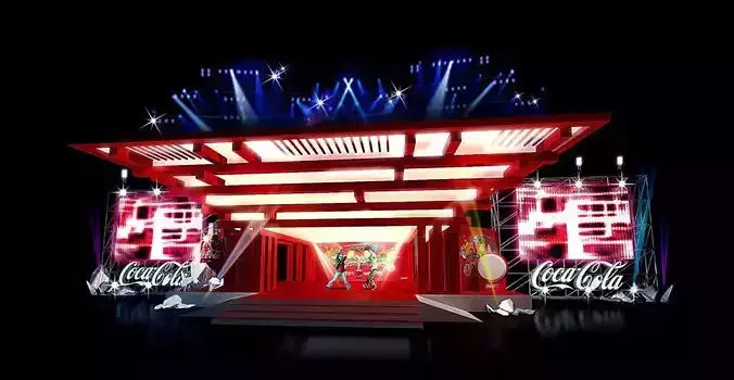 Stage party concert fashion catwalk T station  179