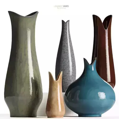 Crate and barrel Etten Ceramic Vases