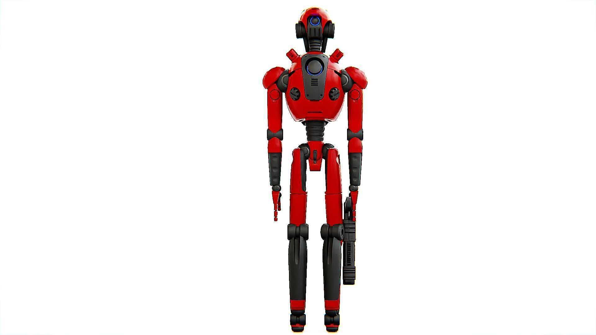 BATTLE DROID X-5000   RIGGED 3D model_21