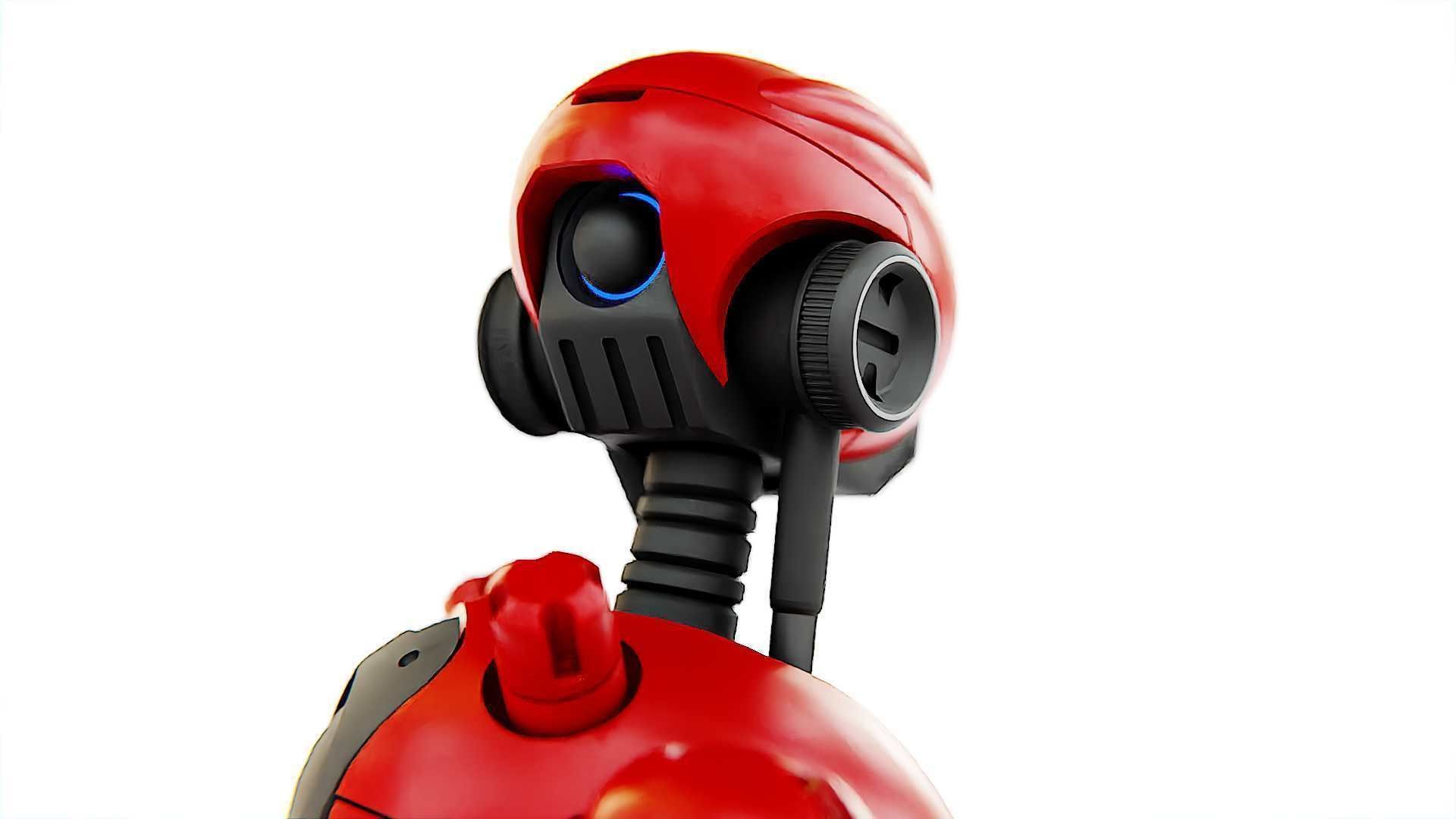 BATTLE DROID X-5000   RIGGED 3D model_15