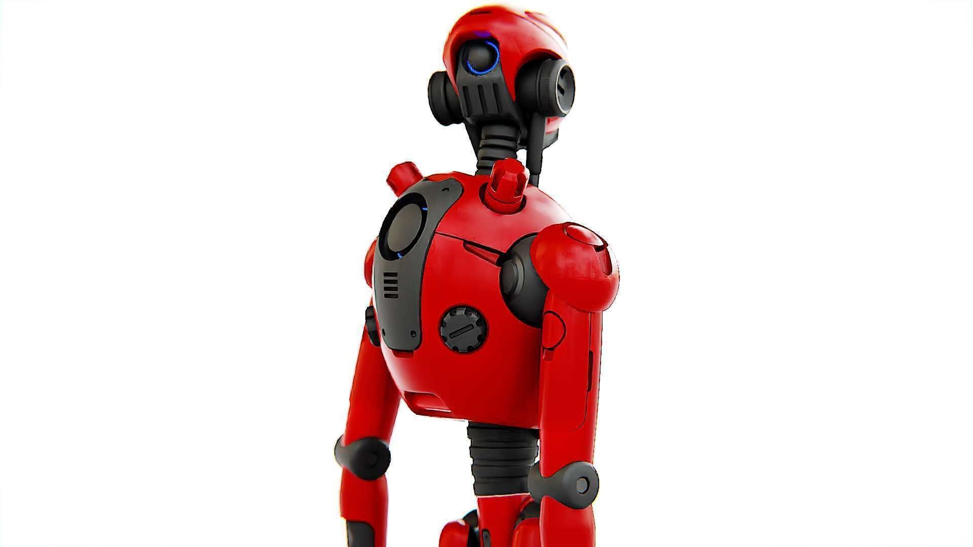 BATTLE DROID X-5000   RIGGED 3D model_24