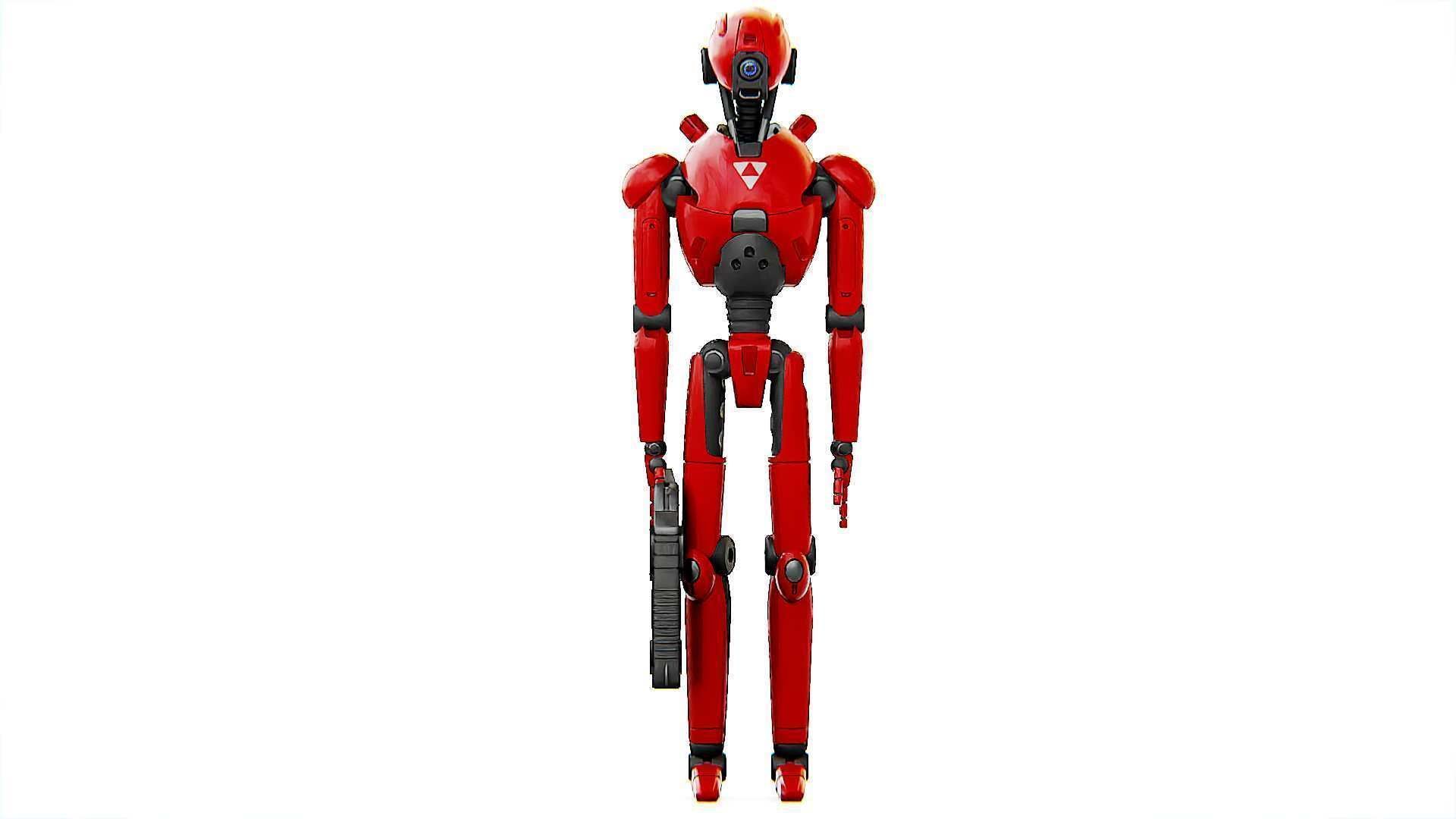 BATTLE DROID X-5000   RIGGED 3D model_20