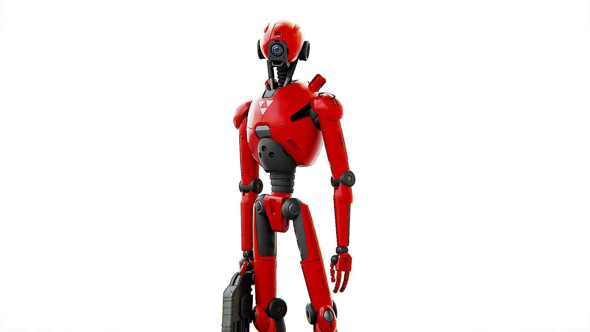 BATTLE DROID X-5000   RIGGED 3D model_27