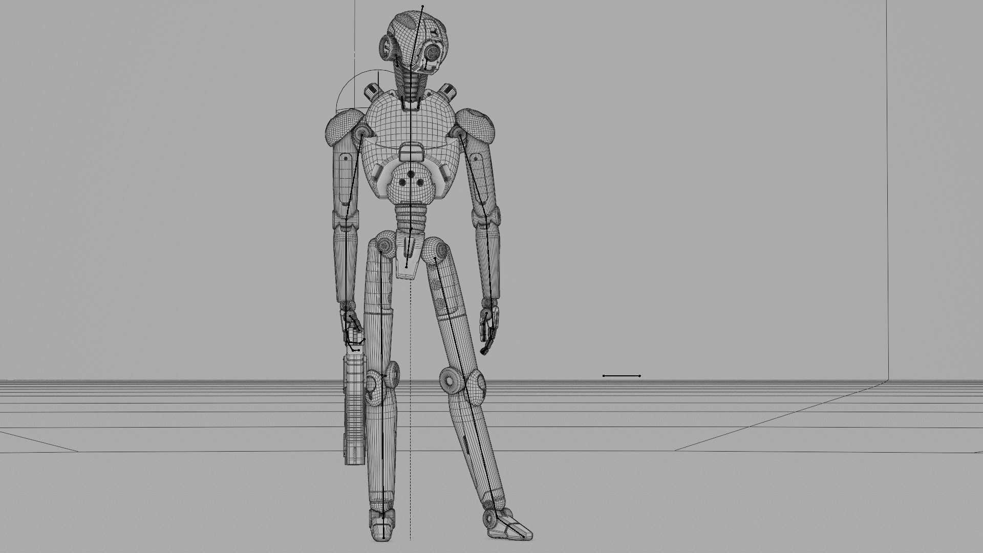 BATTLE DROID X-5000   RIGGED 3D model_38