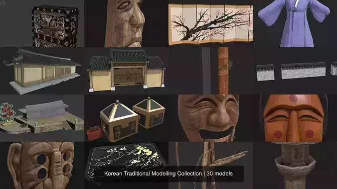 Korean Traditional Modeiling Collection 