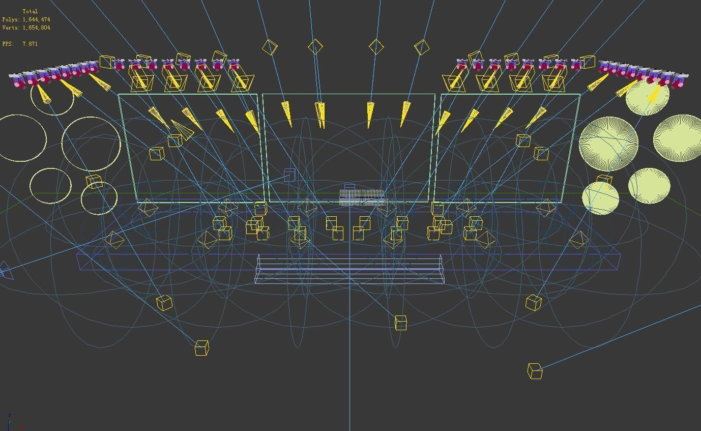 Concert party carnival stage 2 3D model_1
