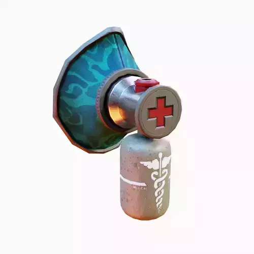 MedMask Low-poly 3D model