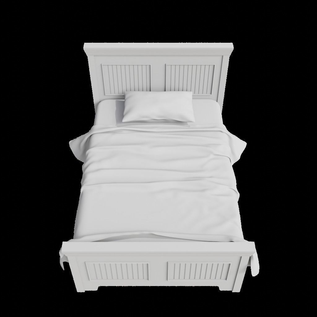 Monte bed Free 3D model_4