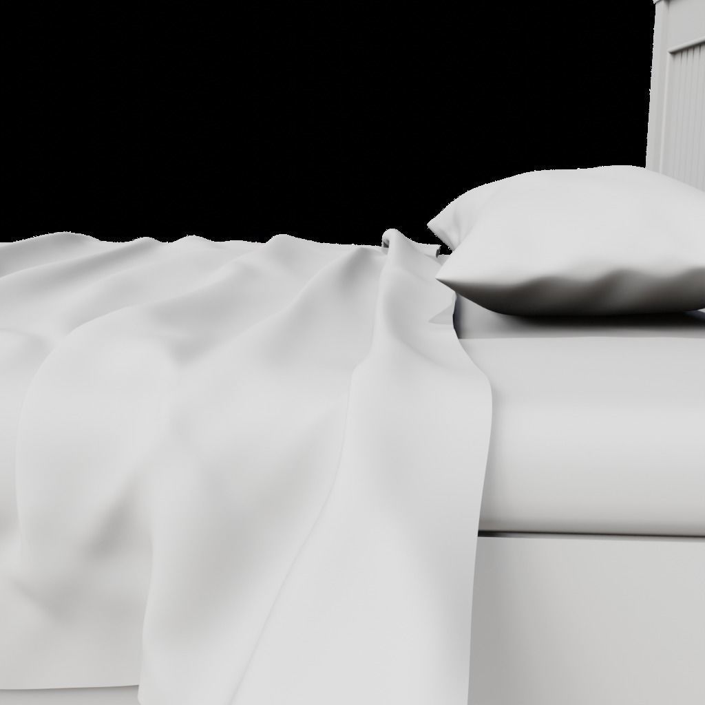 Monte bed Free 3D model_3