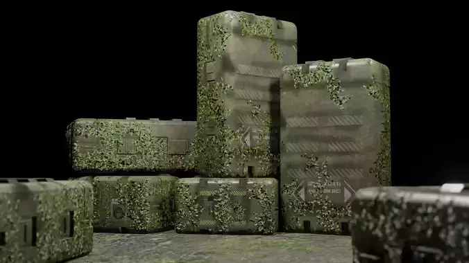 supply box 2 3d Model FREE download Free low-poly 3D model