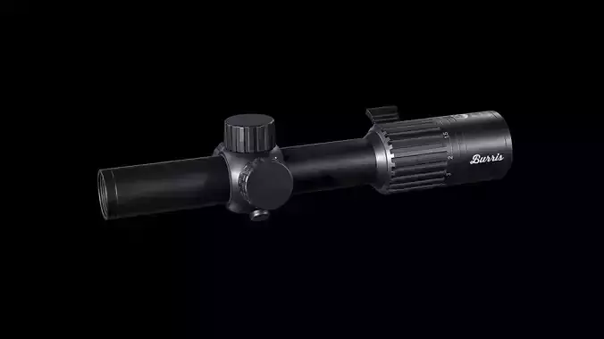 Burris  RT6 1-6X24  riflescope Low-poly 3D model