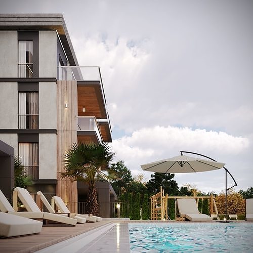 Apartment Design Exterior 3D model 3D model 5