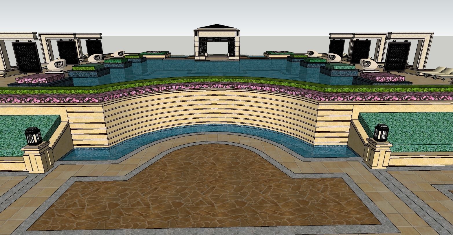 Free 3D Swimming-Pool Models 3D model_5