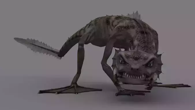 PROTOXOLOTH GAME READY ANIMATED MODEL