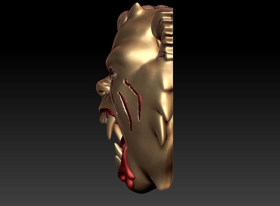 harming Half Man and Half Beast Round 3D print model_4