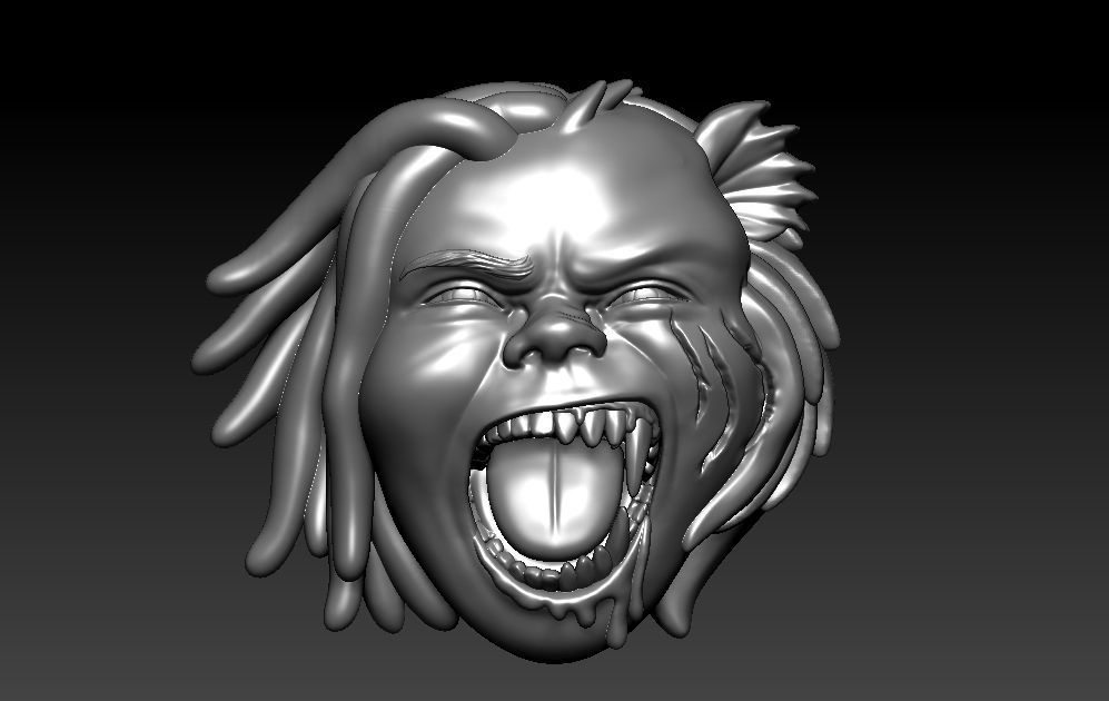 harming Half Man and Half Beast Round 3D print model_6