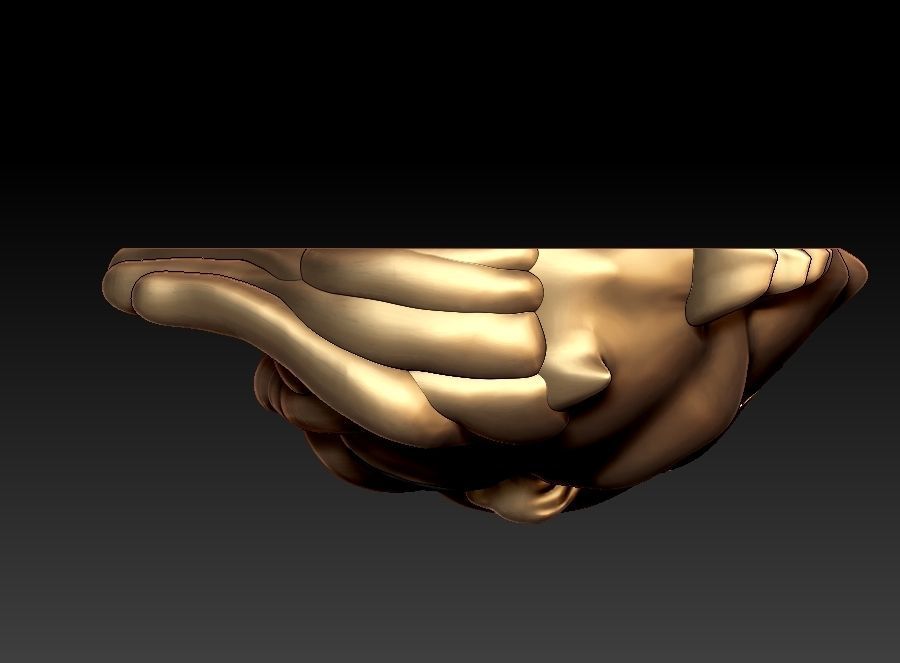 harming Half Man and Half Beast Round 3D print model_5