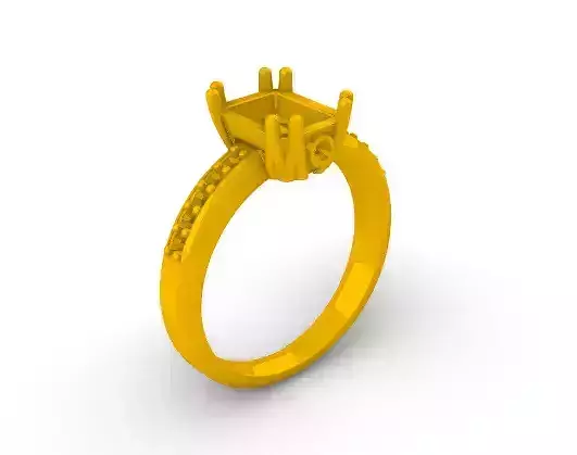 Anillo De Dama Piedra Central  Anillo De Dama Piedra Central SM 