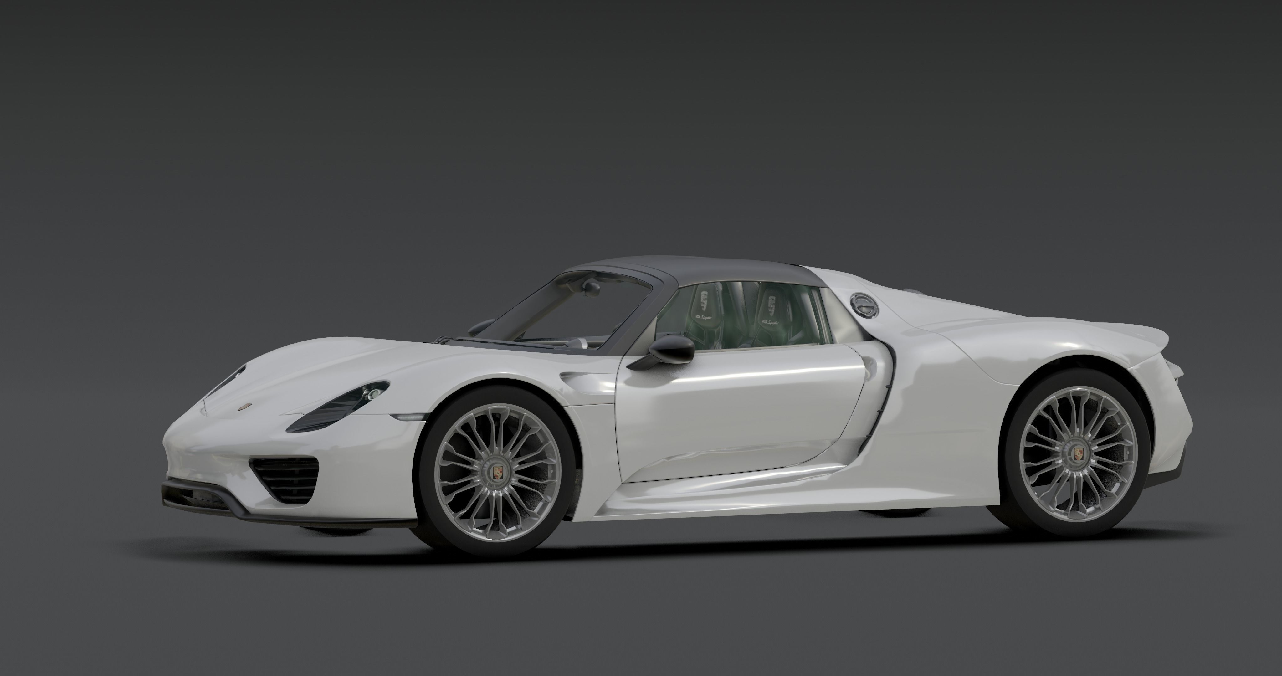 Porsche 918 - Spyder 3D model_12
