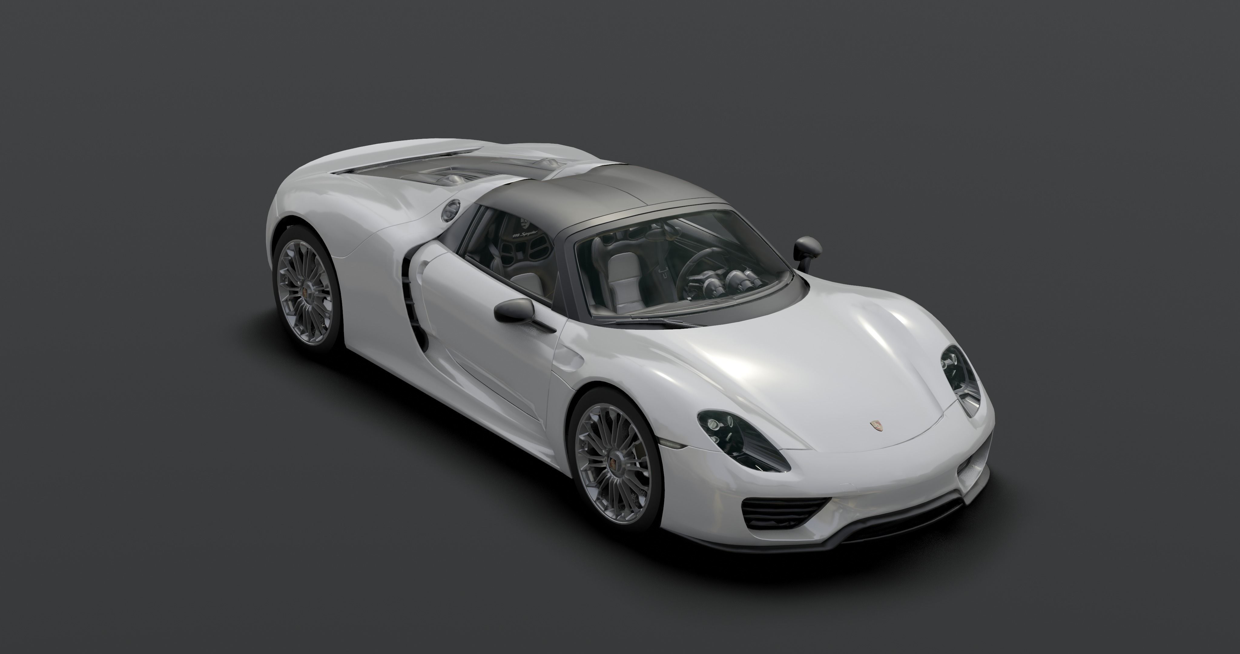 Porsche 918 - Spyder 3D model_22